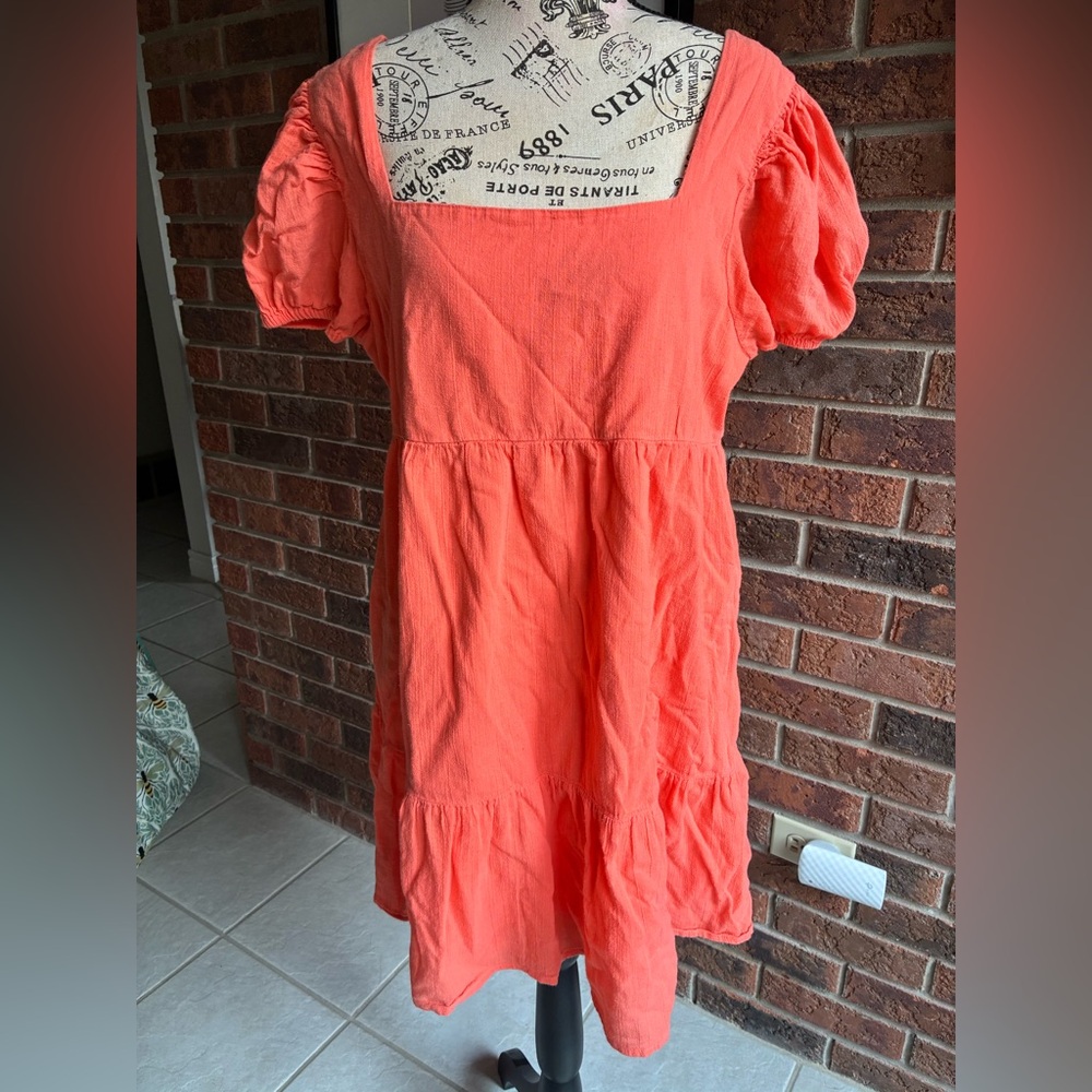 Abound Vibrant Orange Knit Top